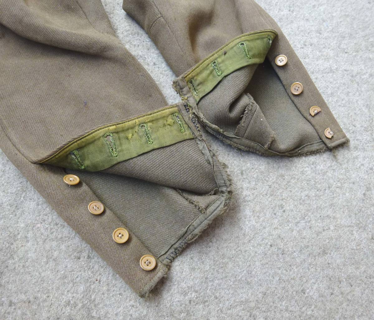 日本軍 軍服 - 軍衣 旧日本陸軍・将校用冬短袴（騎兵短袴絨 軍刀 日本