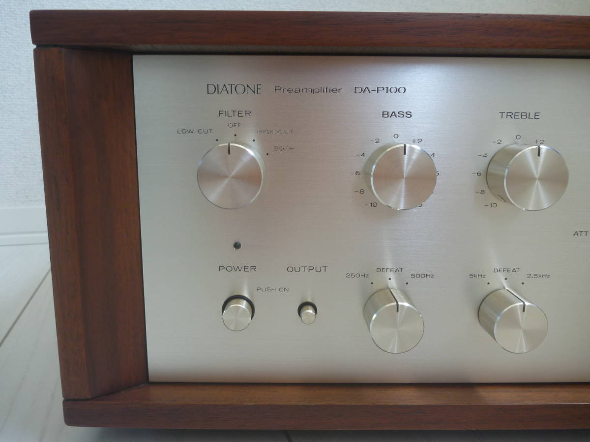 DIATONE DIATONE DA-P100 ダイヤトーン プリアンプ 三菱 DA-P100