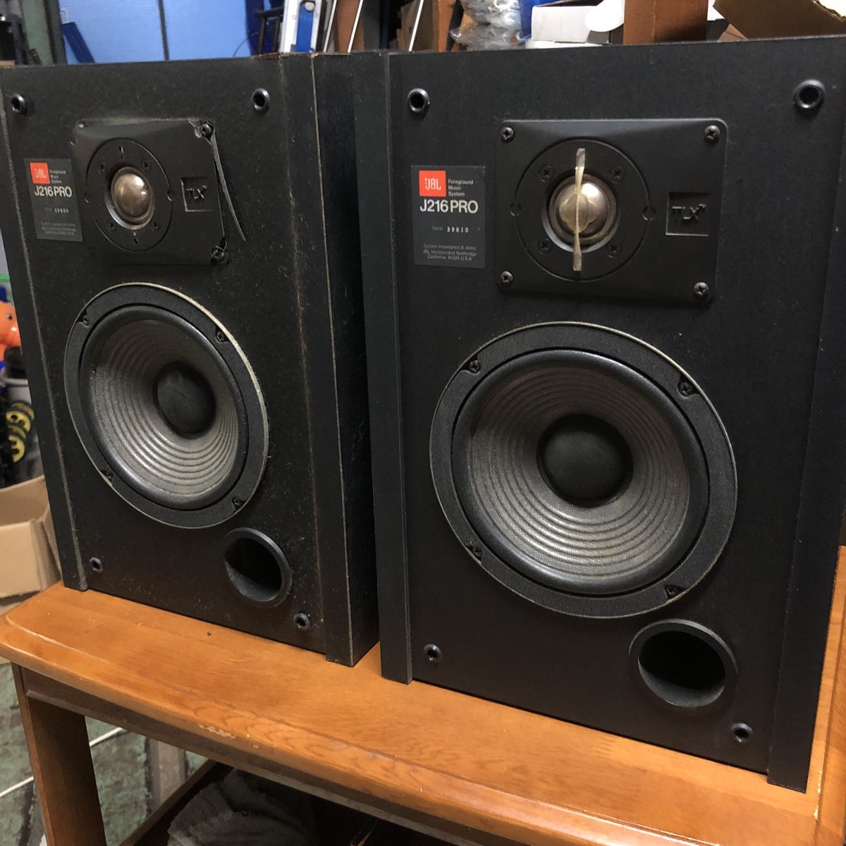 名器】JBL☆J216 PROスピーカー 音が出るを確認しましたが 【公式通販】