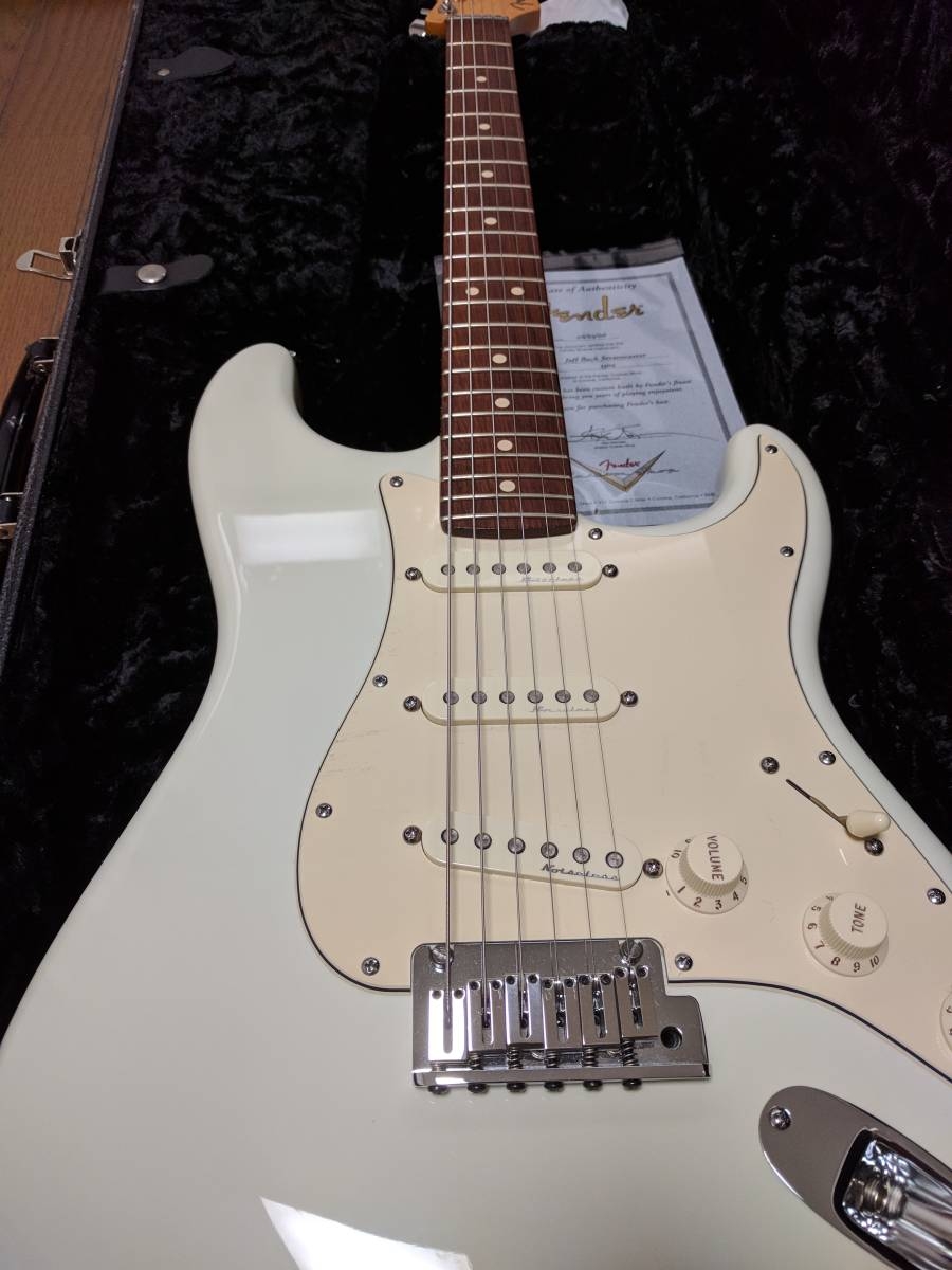 Fender Custom Shop TBC Jeff Beck Signature Storatocaster 2006年製 Olympic White