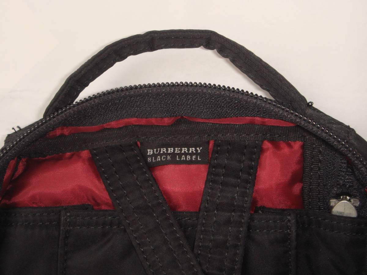 10★BURBERRY BLACK LABEL・ポシェット・ウエストポーチ・ショルダーバッグ・レディース