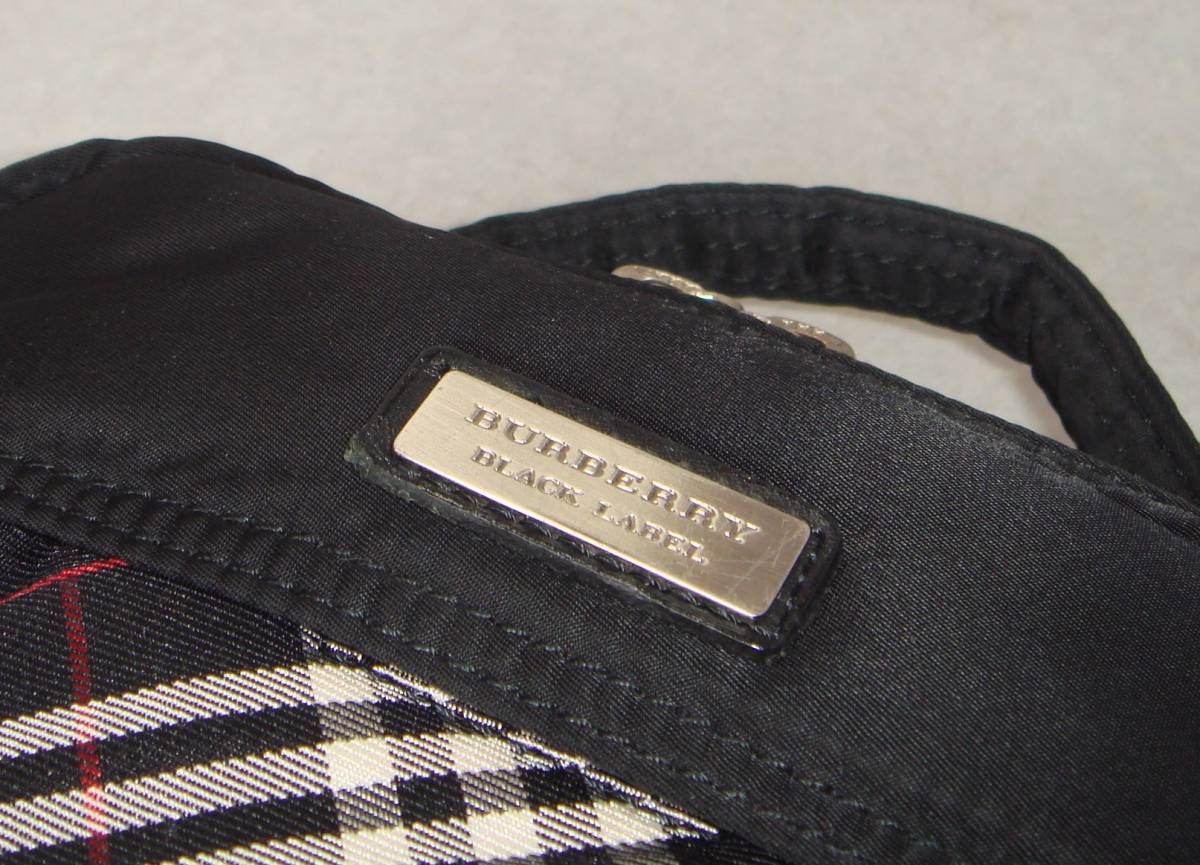 10★BURBERRY BLACK LABEL・ポシェット・ウエストポーチ・ショルダーバッグ・レディース