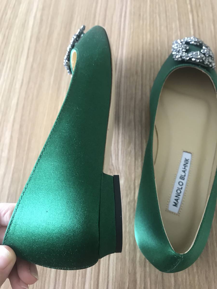 MANOLO BLAHNIK マノロブラニク フラットパンプス ハンギシ フラット
