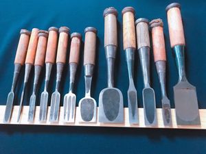 大工道具 叩き鑿 み 弘正 寸六 寸四 中古 鑿 のみ ノミ かんな 鉋