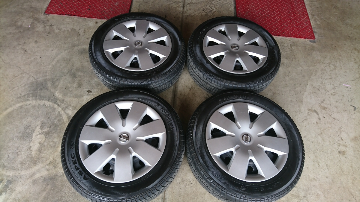 日産純正 鉄 ホイール 175/65R14 ノート E11 2025年製 タイヤ E11