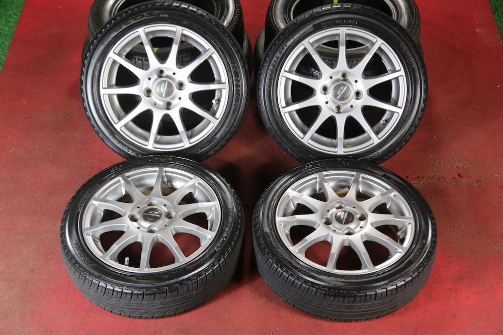 155/55R14 YOKOHAMA DNA ECOS 2013年製 アルミ付4本セット ライフオッティAZ-ワゴンEKスポーツプレオMRワゴンアルトワゴンRムーヴミラ等