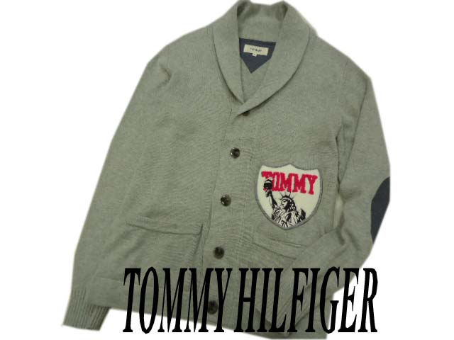 お買い得，HOT 良品 トミーヒルフィガー コットンカーディガンジャケット TOMMY HILFIGER メンズ グレー ショールカラー 100円スタート(その他)｜売買されたオークション情報、yahooの商品情報をアーカイブ公開 男性用