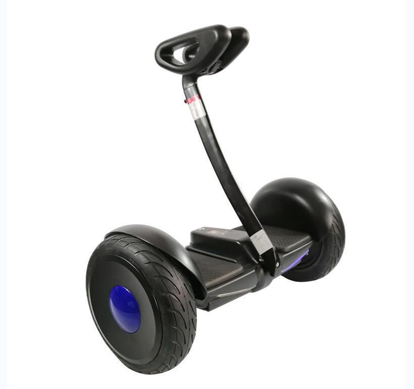 【新品★大人気】ミニセグウェイ バランスボード！10インチ ひざ曲げ旋回タイプ 黒色 LED スマホで遠隔操作も！◆.！_8