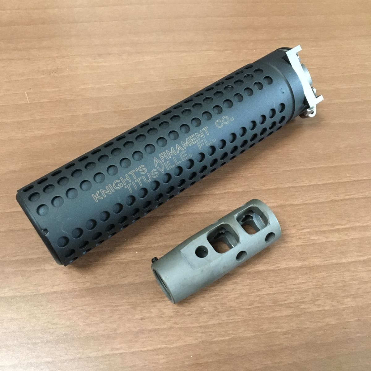 ナイツタイプQDサプレッサー 検 サイレンサー m4 フラッシュハイダー