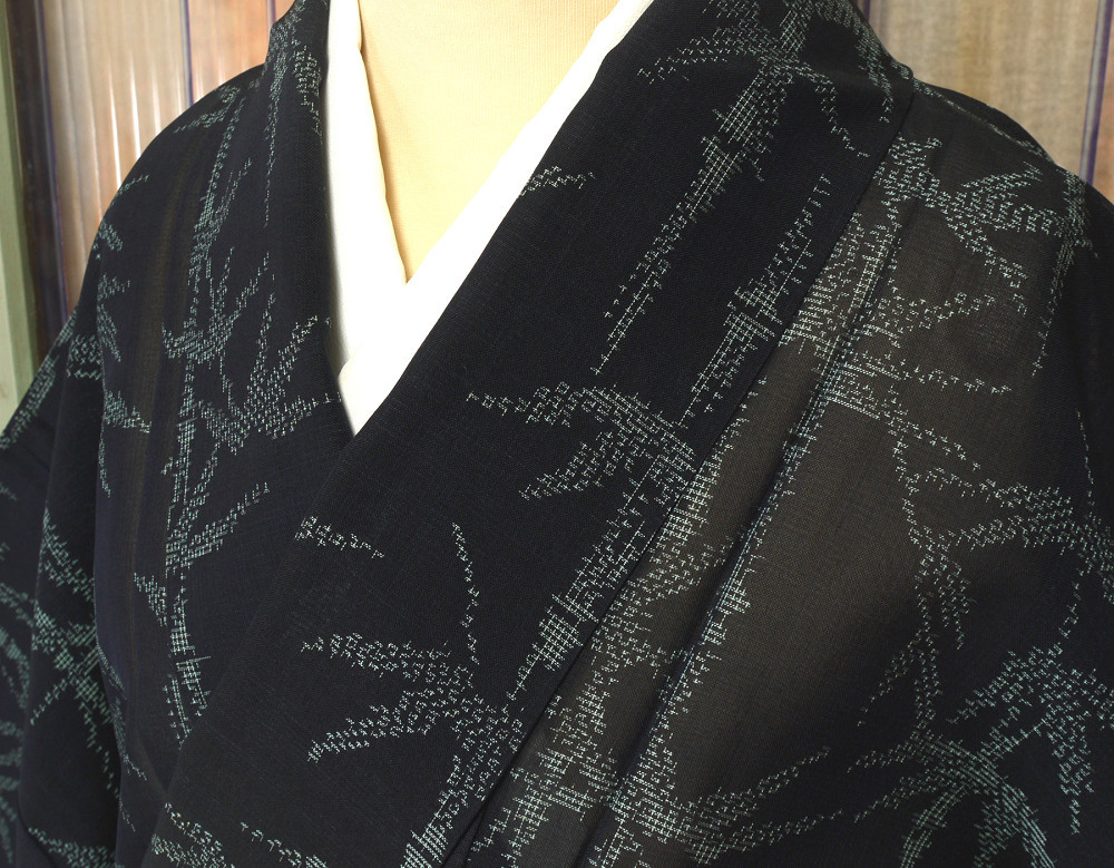 【定番，セール】 京かんざし 6032 夏大島 竹笹(大島紬)｜売買されたオークション情報、yahooの商品情報をアーカイブ公開 - オークファン 大島紬