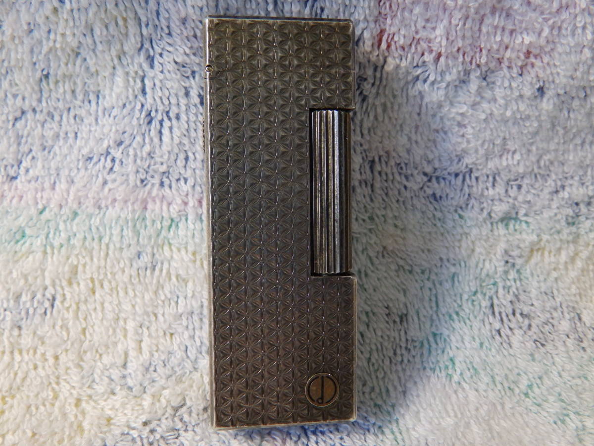 ダンヒル ガスライター dunhill シルバー スイス製 ライター シルバー 