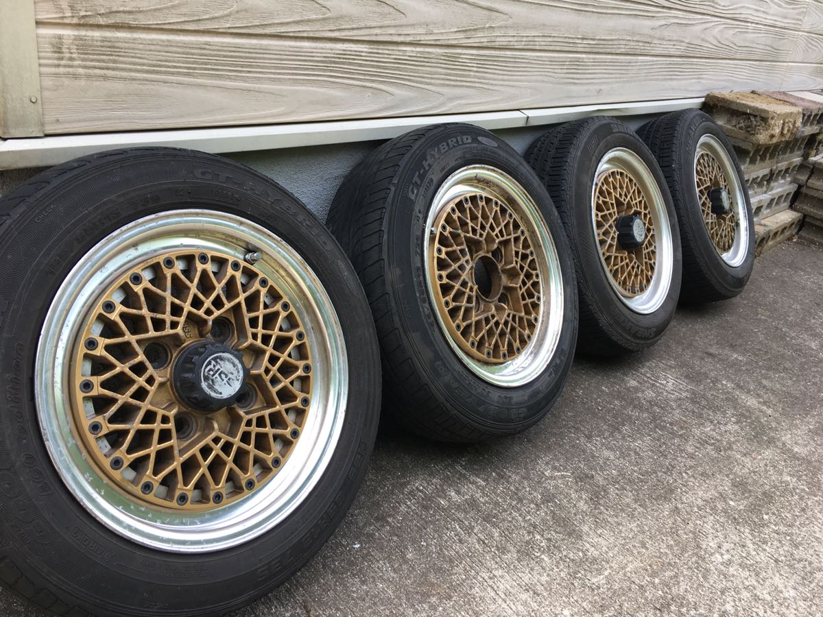 SSR-FM スピードスター メッシュ13インチ 100 4穴 2本 当時物 旧車(