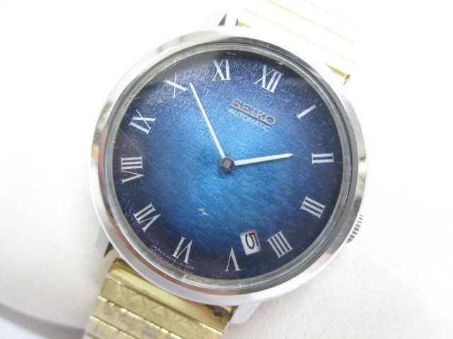 セイコー シャリオ 2418-0020 SS ラウンド ブルー和紙模様 SEIKO