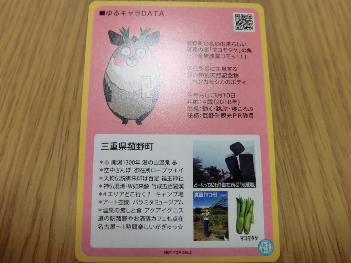 ゆるキャラトレカ こもしか 三重県菰野町観光協会 YC-099(キャラクター)｜売買されたオークション情報、yahooの商品情報をアーカイブ ...