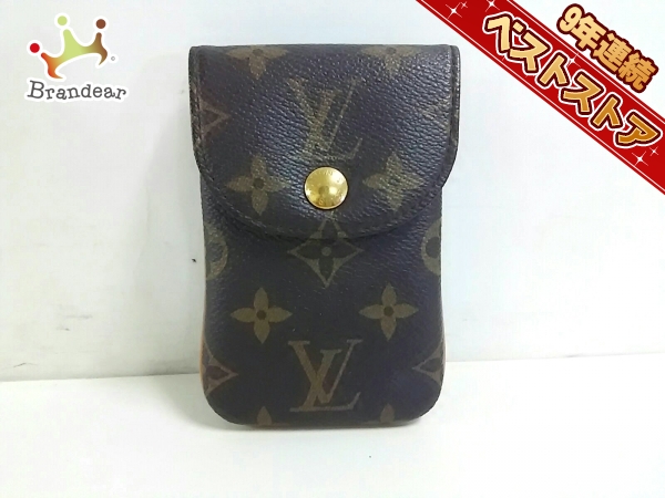 ルイヴィトン LOUIS VUITTON 財布 携帯電話ケース モノグラム・キャンバス M66546 エテュイ・テレフォンヌMM SN5009 美品 モノグラム ヴィトン ルイ スマホ Vuitton Louis スマホ携帯