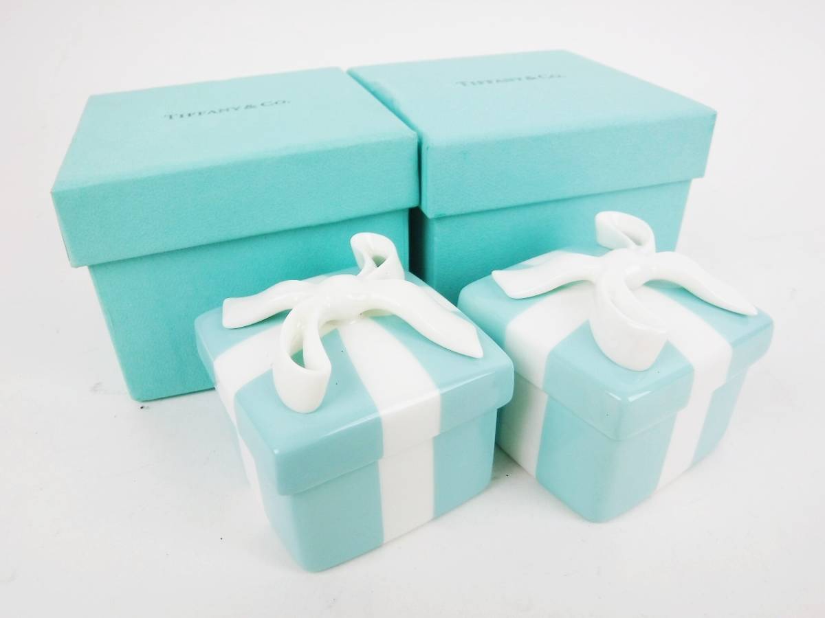 Tiffany ボウボックス Tiffany & Co. クリスタル ボウボックス リボン