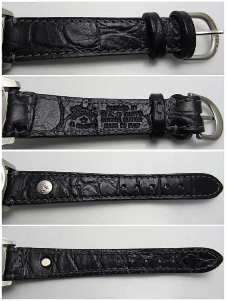 IL BISONTE イル ビゾンテ ユニセックス ウォッチ H0502-VS-542N 革ベルト グリーンダイヤルｘブラッククロコ型押しベルト 新品 B-1504