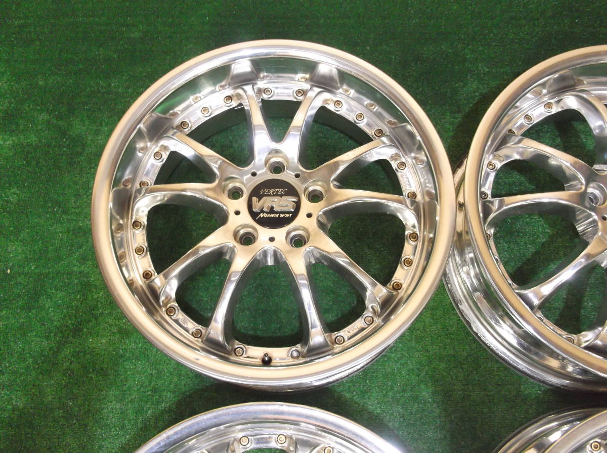 MANARAY SPORT VERTEC VR5 17X7J PCD114.3 5H 4本 商品管理番号A17-0483-A