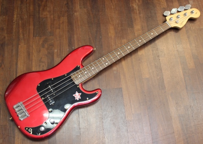 H▽【USED】Squier by Fender スクワイア エレキベース/プレシジョンベース ソフトケース付き by ブランド：Squier FENDER商品一覧｜中古・リサイクル | スクワイヤー エレキギター