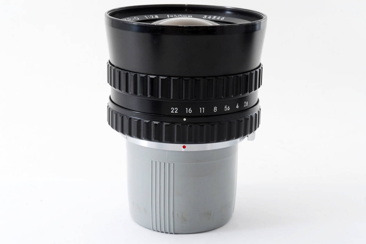 【美品】ブロニカ Bronica Nikkor O 50mm f2.8 広角レンズ S2 EC 等に！フード付き！光学綺麗！！302692 F2.8 50mm Bronica F2.8, Zenzanon MC