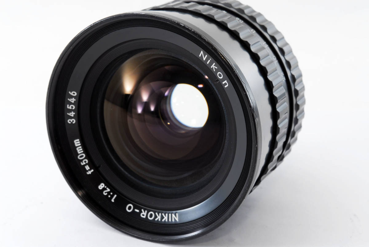 【美品】ブロニカ Bronica Nikkor O 50mm f2.8 広角レンズ S2 EC 等に！フード付き！光学綺麗！！302692 F2.8 50mm Bronica F2.8, Zenzanon MC