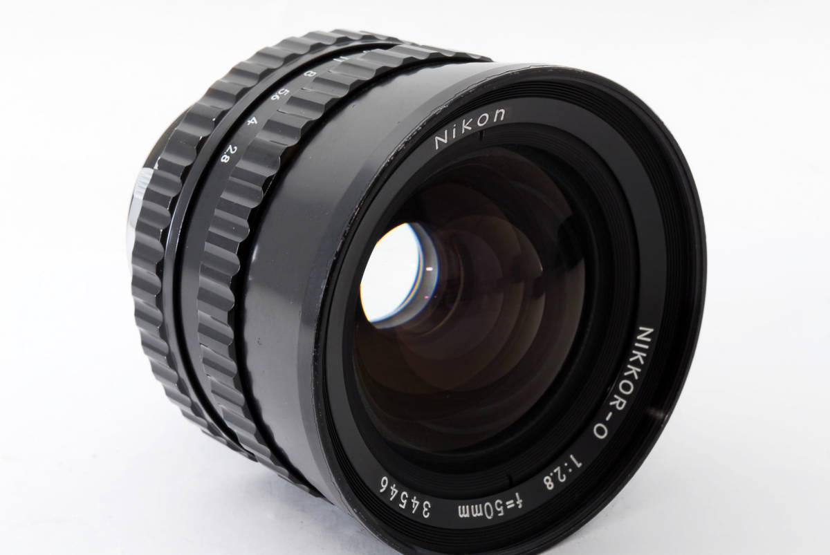 【美品】ブロニカ Bronica Nikkor O 50mm f2.8 広角レンズ S2 EC 等に！フード付き！光学綺麗！！302692 F2.8 50mm Bronica F2.8, Zenzanon MC
