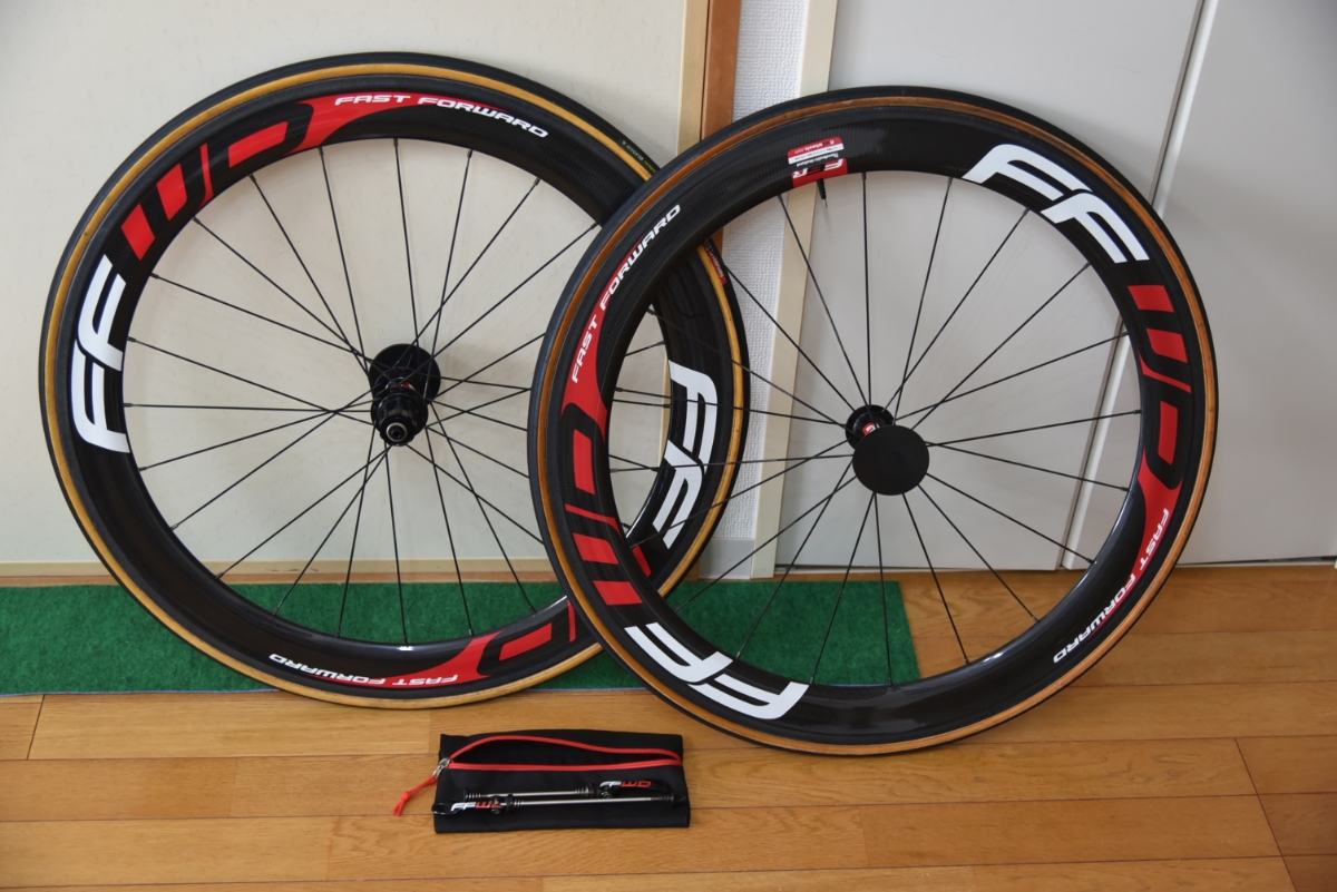 FFWD FFWD F6R カーボンチューブラー ホイール 前後セット DARC シマノ