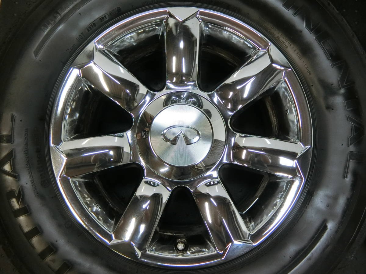 売り切り！ インフィニティ QX56 純正 クローム 18インチ アルミ