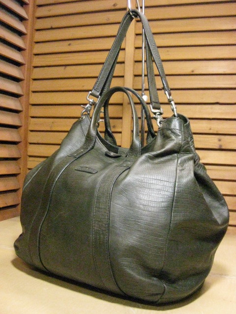 【驚きの破格値，爆買い】 Y 160 DANIEL&BOB ダニエル＆ボブ CULODORO クロドーロ リザード 2way レザーバッグ ダークグリーン BEYES別注品(トートバッグ)｜売買されたオークション情報、yahooの商品情報をアーカイブ公開 - オ トートバッグ