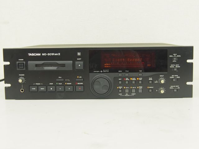 TASCAM MD-801R タスカム MDレコーダー 業務用 TASCAM MD-801R MKⅡ