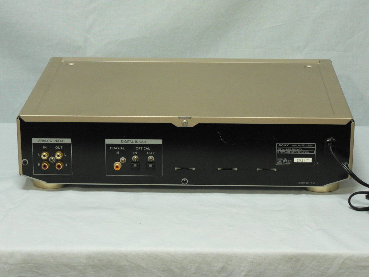 ◇SONY DATデッキ DTC-ZE700 メンテナンス済み動作保証品◇中古