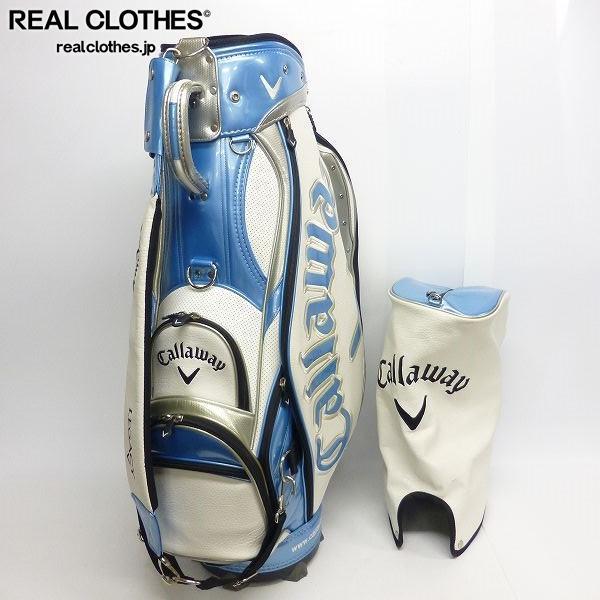 ☆Callaway/キャロウェイ キャディバッグ RAZR LEGACY ホワイト/ブルー