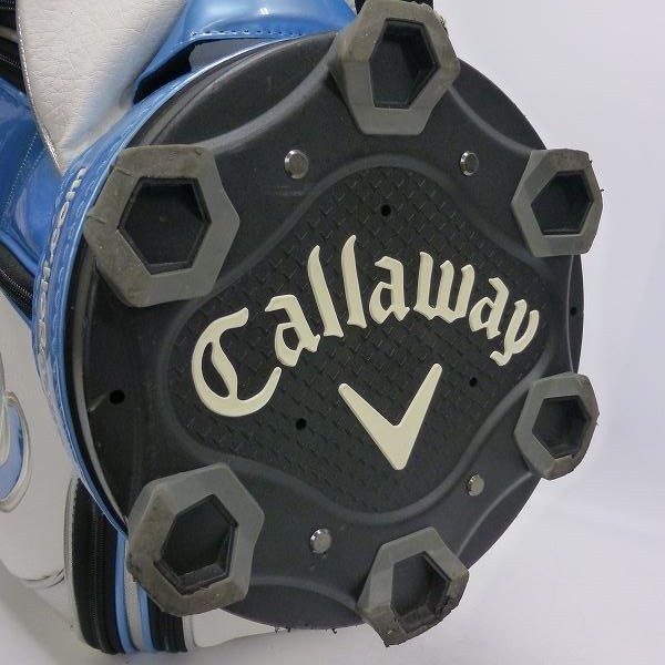 ☆Callaway/キャロウェイ キャディバッグ RAZR LEGACY ホワイト/ブルー