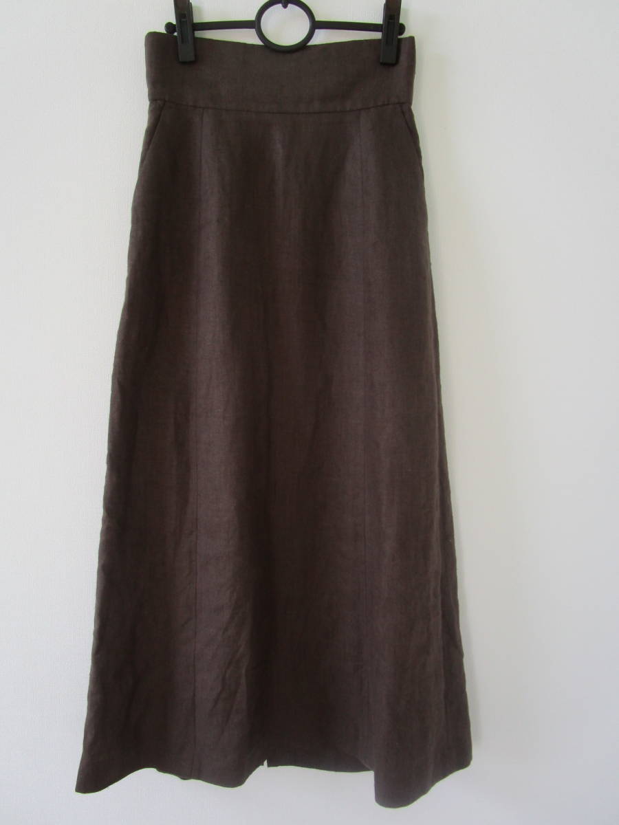 ☆SLOBE IENA スローブイエナ 今季 リネンハイウエストタイトスカート  