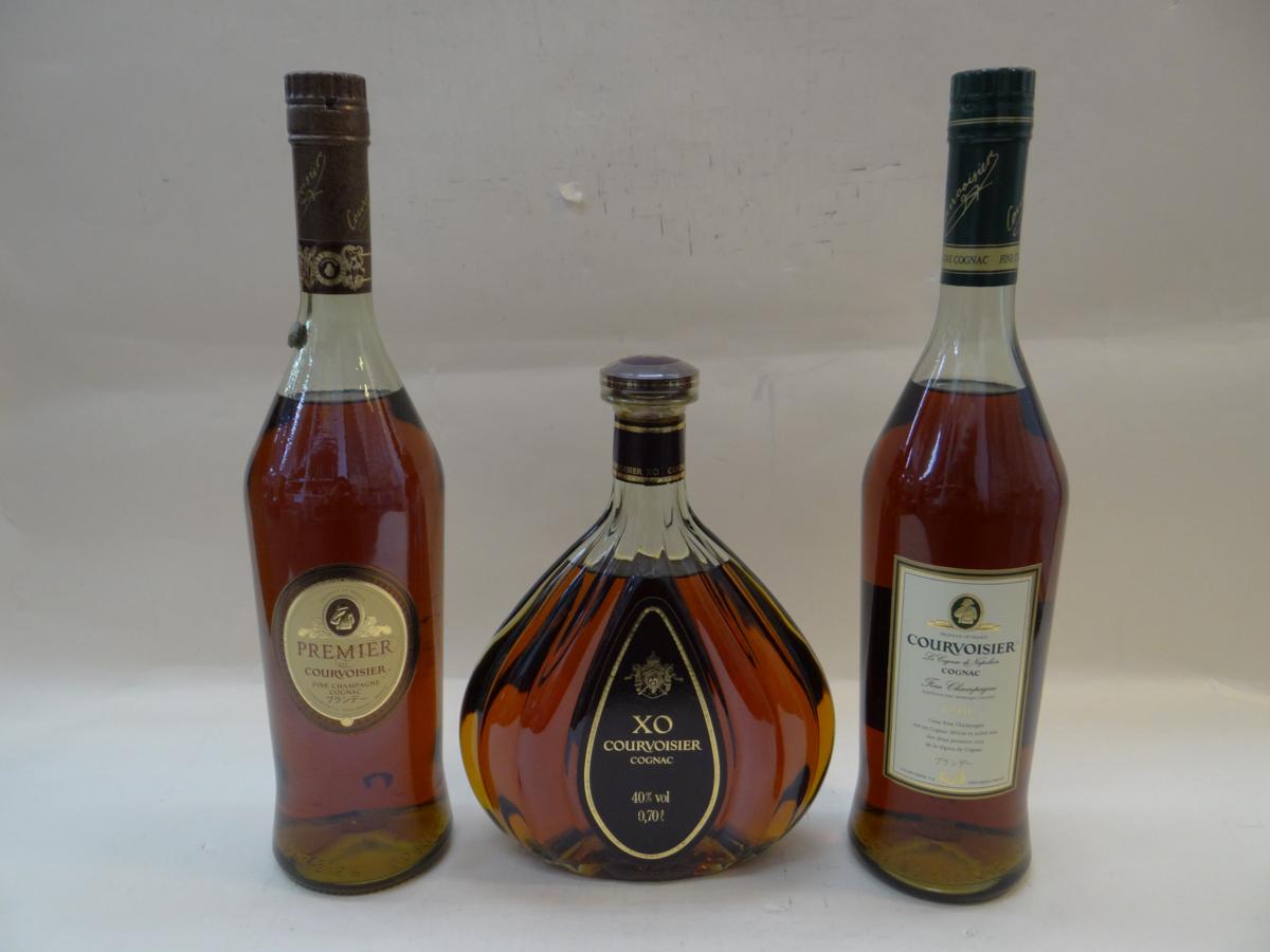 クルボアジェ☆COURVOISIER☆プレミア・VSOP・XO☆3本組・未開栓