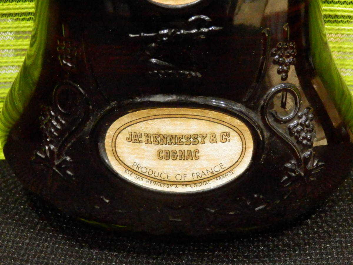 金キャップ グリーンボトル Hennessy XO ヘネシー ヘネシーXO 古酒