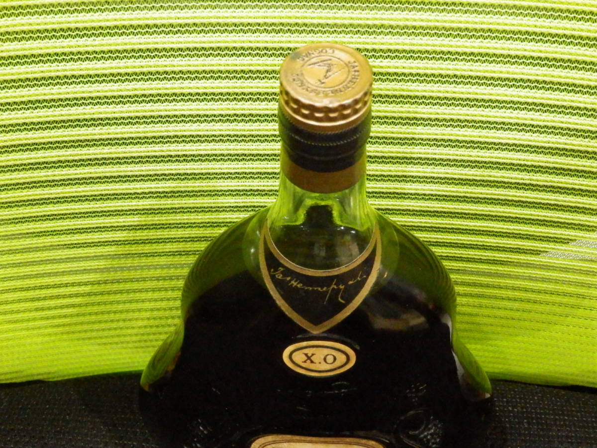 金キャップ グリーンボトル Hennessy XO ヘネシー ヘネシーXO 古酒