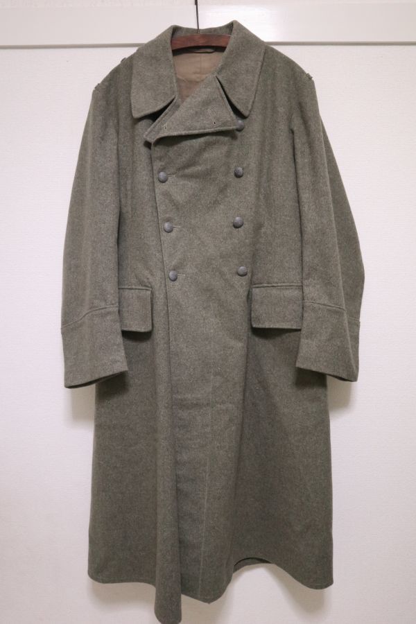Sam 2062 40s スウェーデン軍 ウールコート WW2 ドイツ軍 代用 軍用 軍
