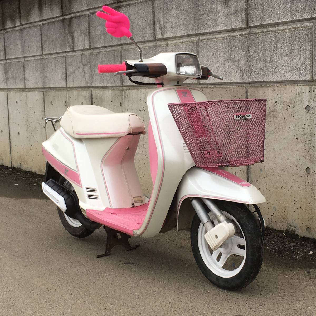 100%新品，限定セール ホンダHONDA タクトAF09 クレージュタクト クレタク ピンク 希少 旧車 実動 現状車 書類付き（検、チャンプ、ハイ、ジョグ）
