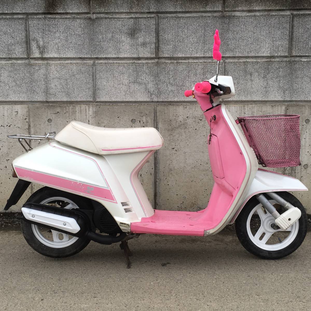100%新品，限定セール ホンダHONDA タクトAF09 クレージュタクト クレタク ピンク 希少 旧車 実動 現状車 書類付き（検、チャンプ、ハイ、ジョグ）