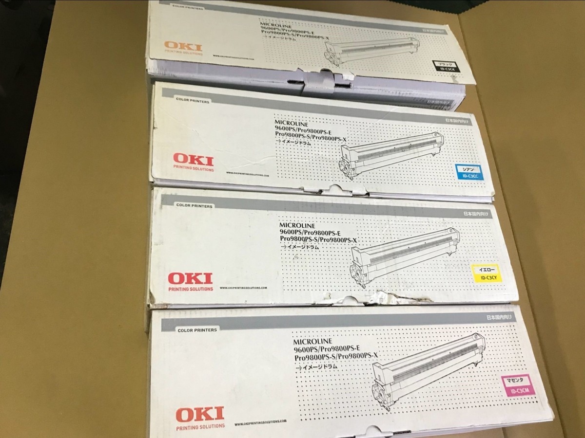 OKIイメージドラム4色セット ID-C3CK ID-C3CC ID-C3CM ID-C3CY