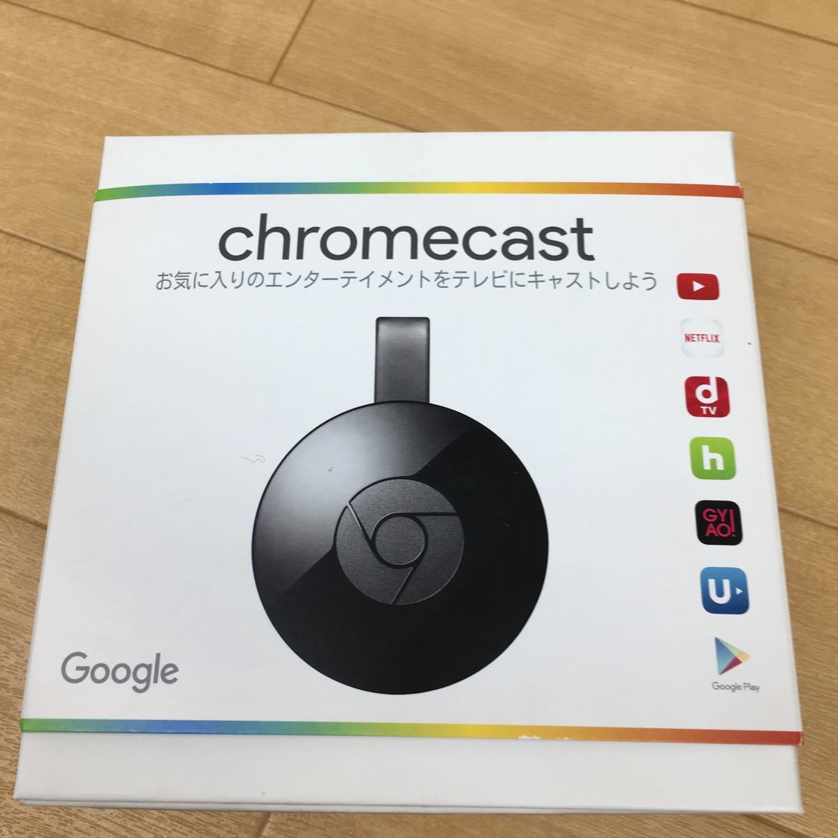 グーグル クロームキャスト ブラック NC2-6A5【JKMY13F】3-A-2 Google
