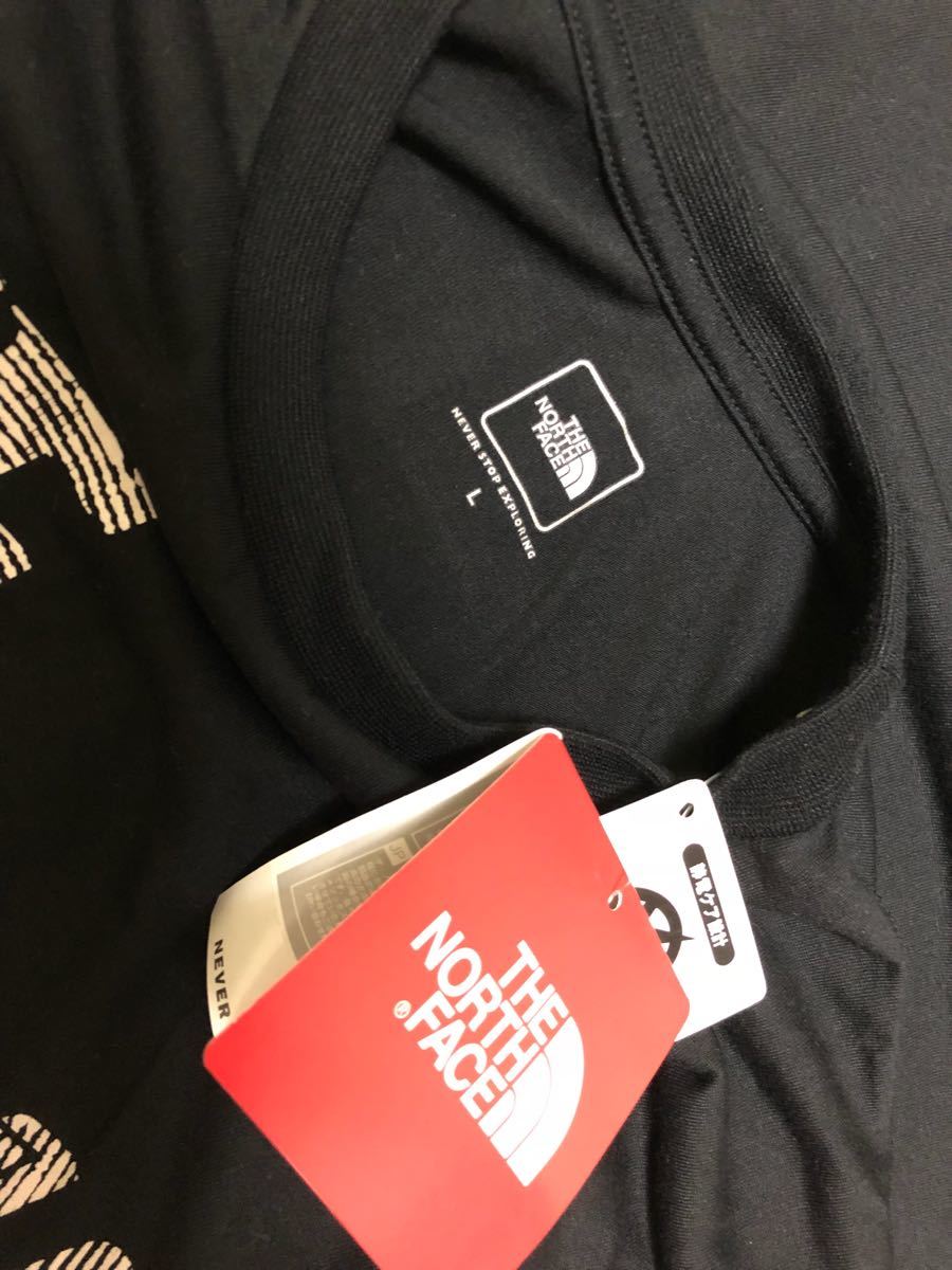 新品 ノースフェイス tシャツ L ブラック_5