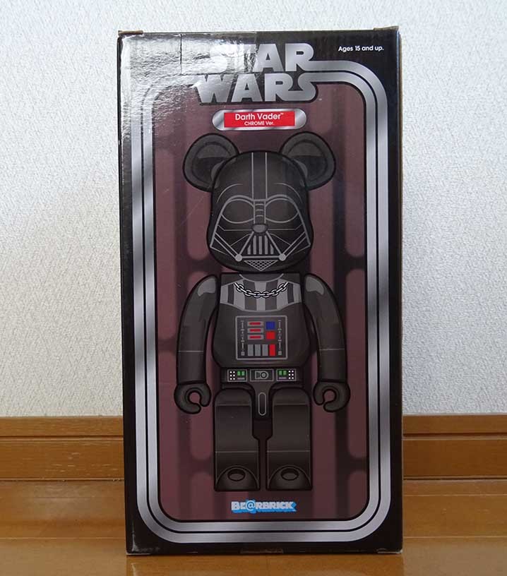 ☆ STAR WARS BE@RBRICK ベアブリック 400% DARTH VADER CHROME Ver