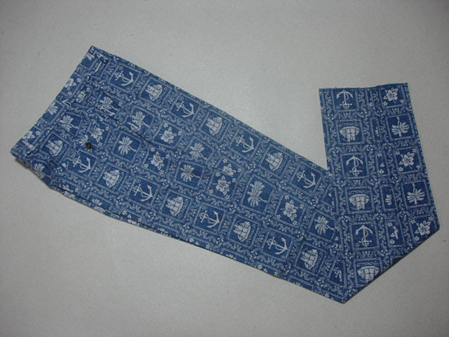  2万 本物 ブルックス ブラザーズ Brooks Brothers &times;レインスプーナー限定コラボ 夏気分を盛り上げるアロハシャツ柄の美脚パンツ(Mサイズ)｜売買されたオークション情報、yahooの商品情報をア Mサイズ