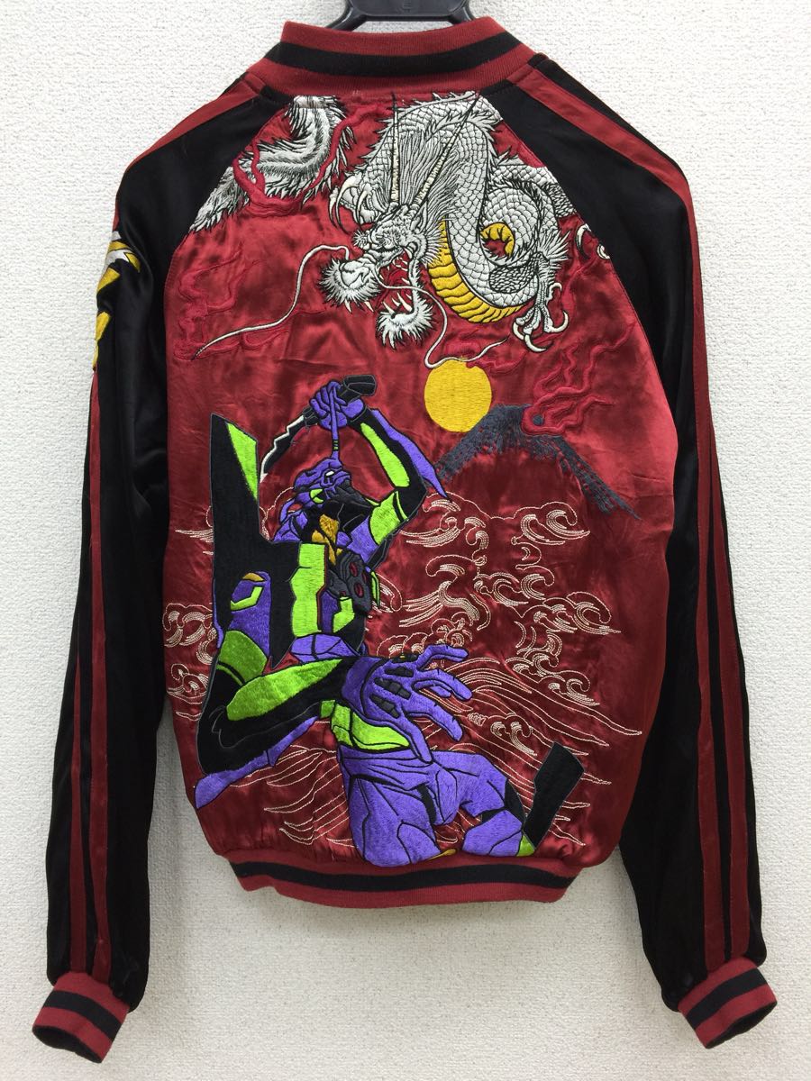 完売☆錦×エヴァンゲリオン 初号機VS飛龍&綾波レイ×桜 刺繍