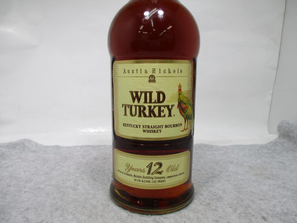 WILD TURKEY 12年 ワイルド ターキー バーボン ウイスキー 未開封 古酒 