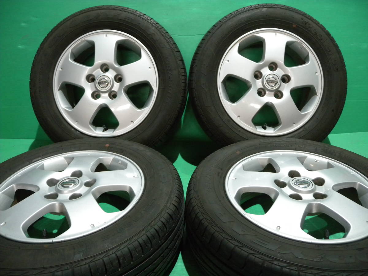 S347 送料込 195/65R15 タイヤホイール 4本セット アルミ 日産純正