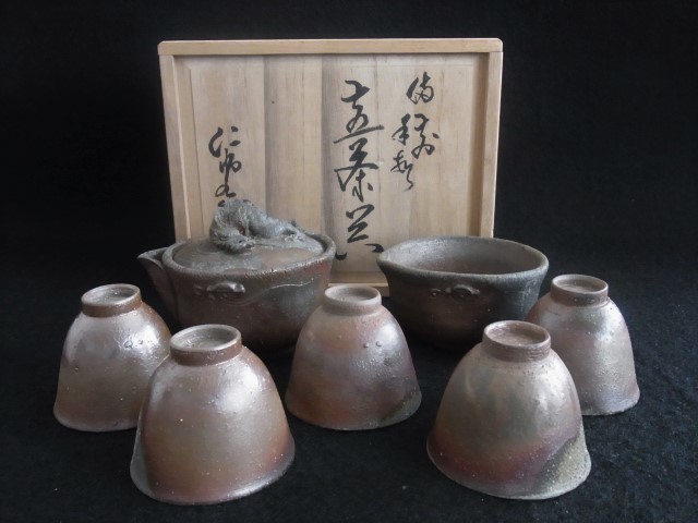 大饗仁堂 備前焼 手造宝瓶 宝瓶 煎茶道具 茶道具 Yahoo!オークション