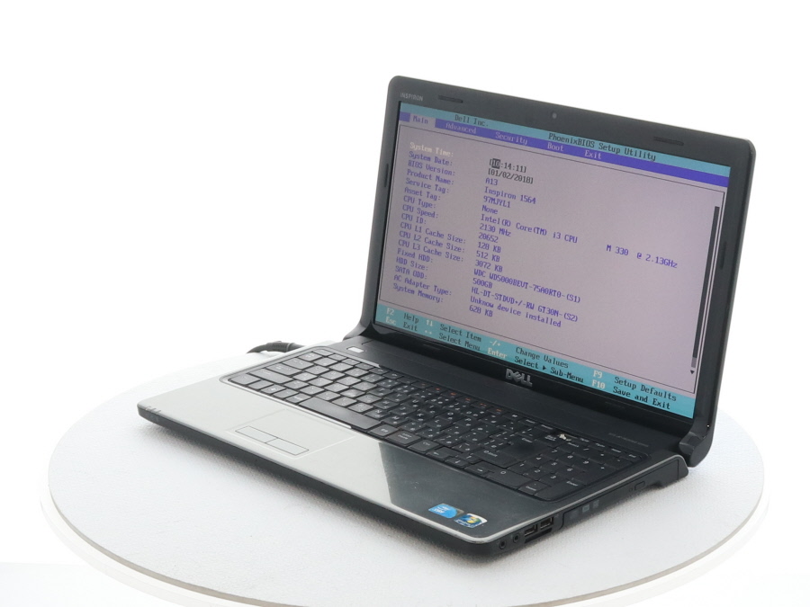 Dell Inspiron – - 0 Ram i3 PSERO LAPTOP 8GB Core 320GB Laptop HDD 